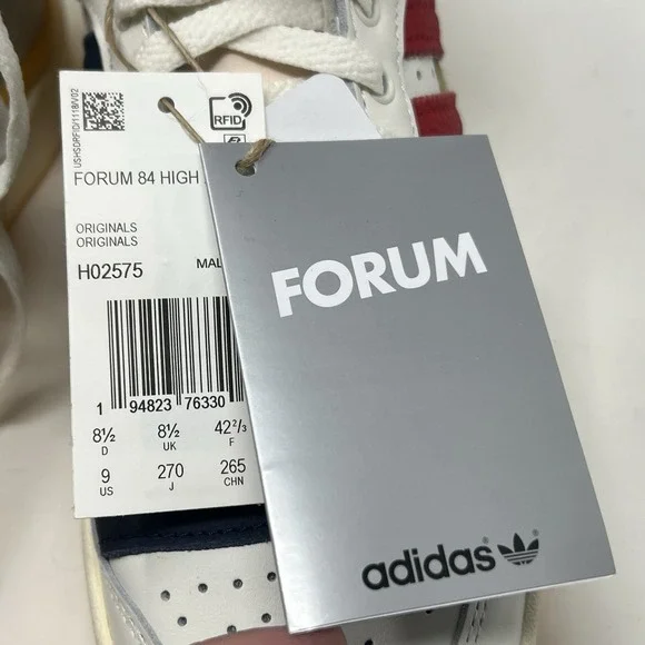 Adidas Eric Emanuel x Forum 84 All-American McDonalds Sneakers H02575 Size 9 - Picture 8 of 11